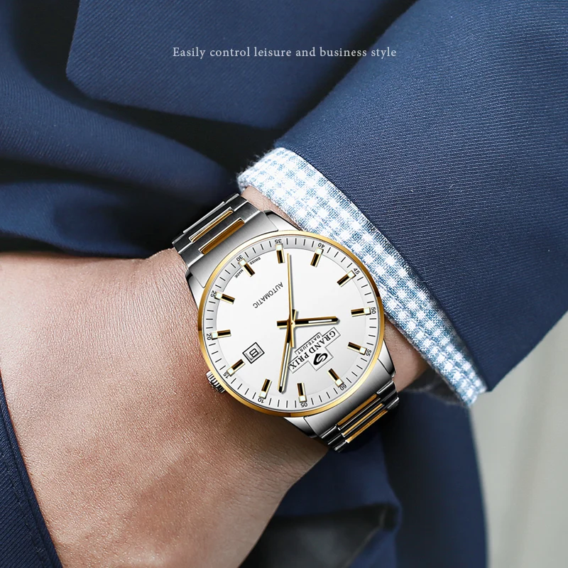 Гран при New Роскошный топ Брендовые часы для мужчин reloj hombre автоматические