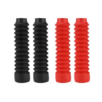 

Newest 1 Pair Front Fork Cover Shock Absorbing Protecting Gaiters Motorcycle Rubber Boot Gaitor For Harley Hot Selling