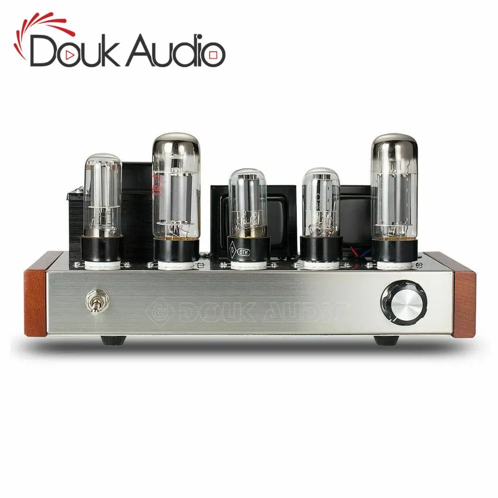 Douk аудио HiFi 6L6 вакуумный ламповый усилитель, одноконцевый чистый усилитель мощности класса A