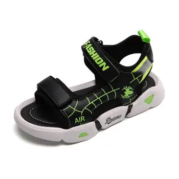 

New Boys Sandals New Summer Soft Beach Sandal Boys Lovely Cartoon Spider-Man Sandals Kids Shoes EU 26-36
