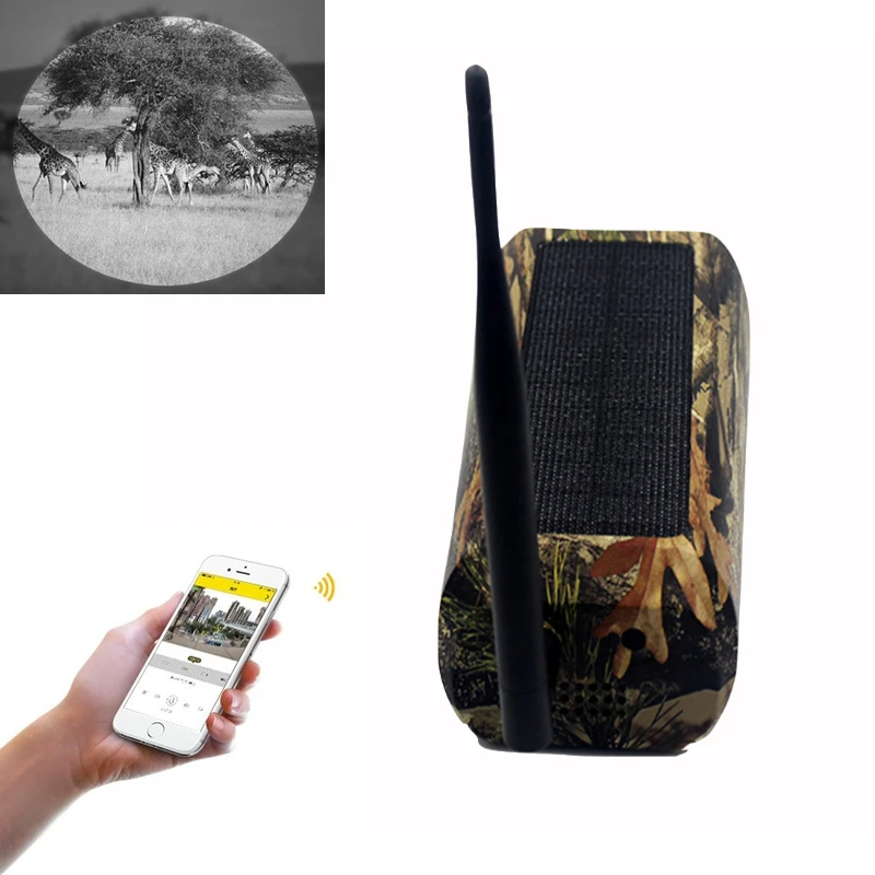 

2.4G WIFI Wireless Solar IP Camera New Hunting Camera Wildlife Trail Camera IR Night Vision Animal Photo Traps Camouflage