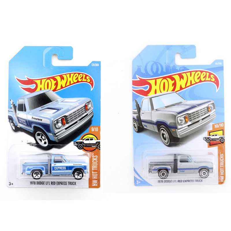 2017 горячие колеса 1978 DODGE LIL RED EXPRESS грузовик Мини Сплав купе 1/64 Металл литье под