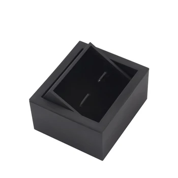 

High Quality Rotatable 360 Cufflinks Box Customizable Logo Cuff links Gift Boxes Cufflink Packing Box Wholesale Factory Selling
