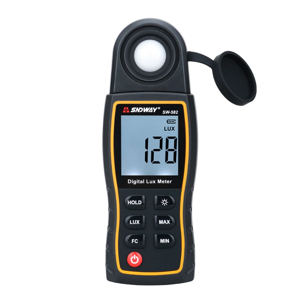 SNDWAY цифровой Luxmeter 200000Lux измеритель освещения тестер яркости фотометр ручной