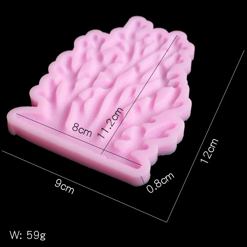Коралловая силиконовая форма для моделирования DIY Ручная форма для украшения тортов мастикой мыло украшение орнамент форма