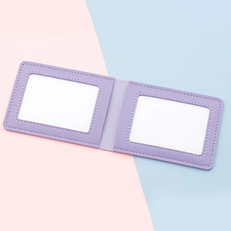 Ultra-thin PU Leather Driver License Holder Candy Color Car Driving Protective Cover Business ID Card Holder Mini Wallet Case