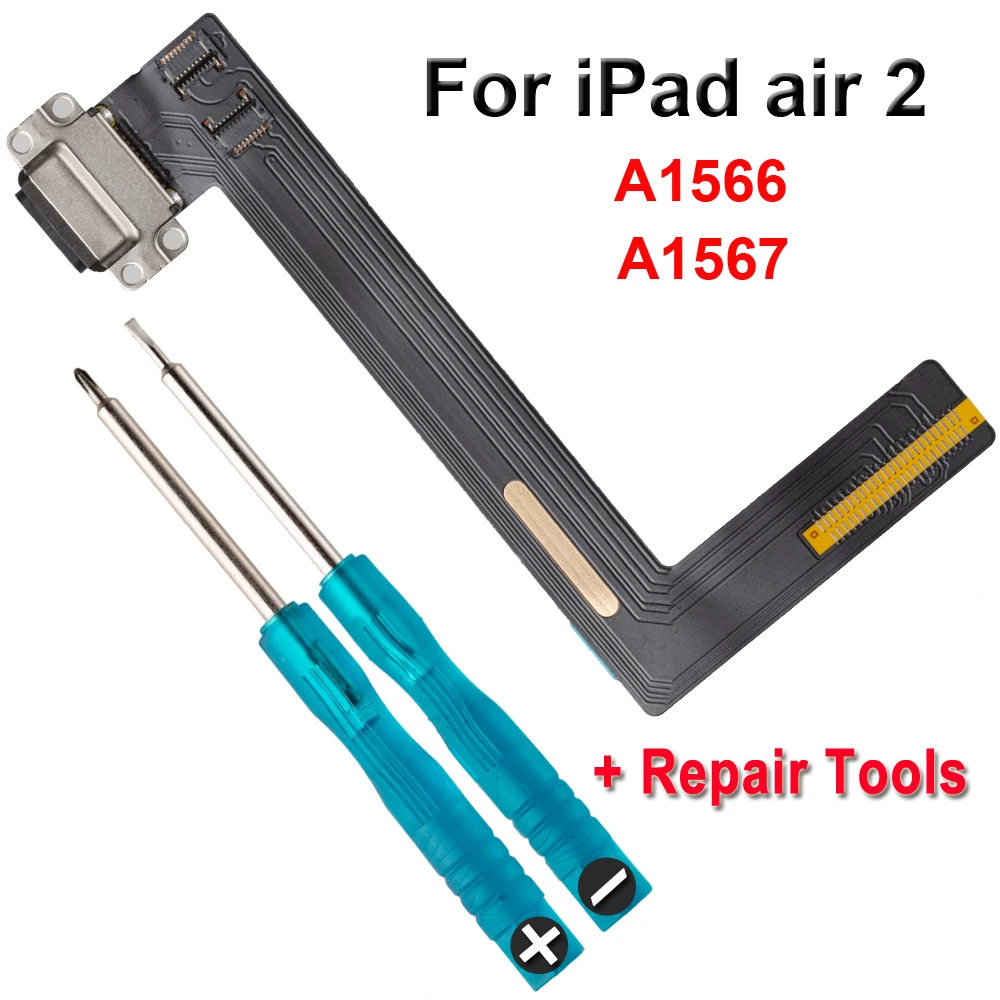 1 шт. гибкий зарядный порт для iPad 6 Air 2 A1566 A1567 USB-порт зарядки док-разъем розетка