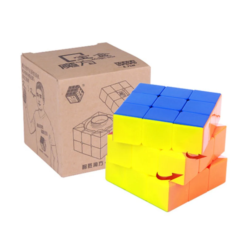 Caixa de Tesouro Cubo de Velocidade Cubos de Armazenamento Profissionais para Adultos Yuxin Zhisheng Mágica Cubo Mágico Brinquedos Educativos 66mm 3x3 2 Cheap Cubos mágicos