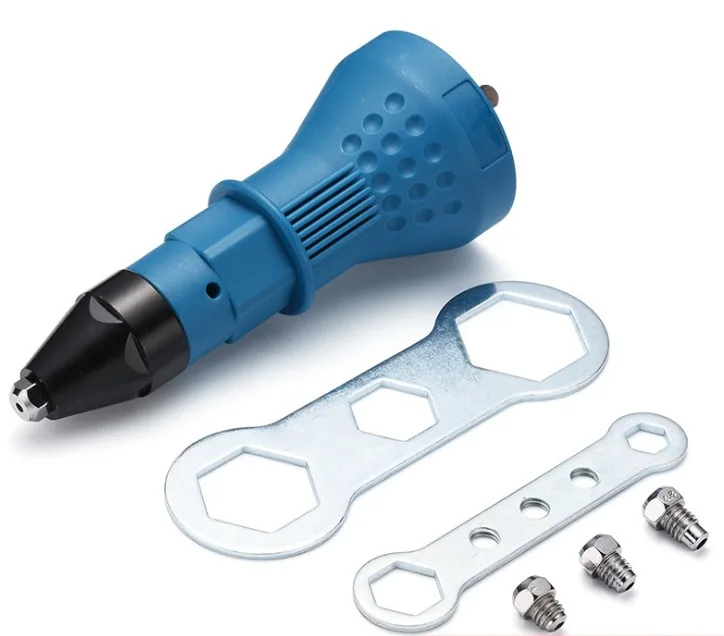

Electric Blind Rivet Gun Riveting Machine Converter Electric Drill Household Fully Automatic Pull Riveting Blind Nut Grab Indust