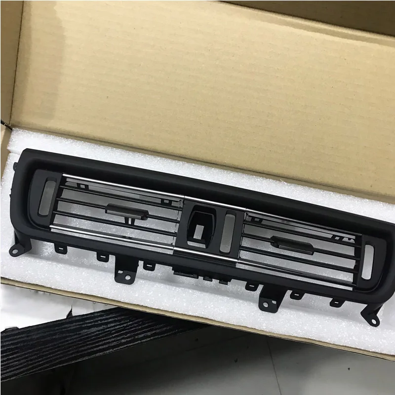 1Pcs Front Center Air Outlet Vent Dash Panel Grille Cover for BMW 5 Series F10 F18 523 525 535 Interior Mouldings | Автомобили и