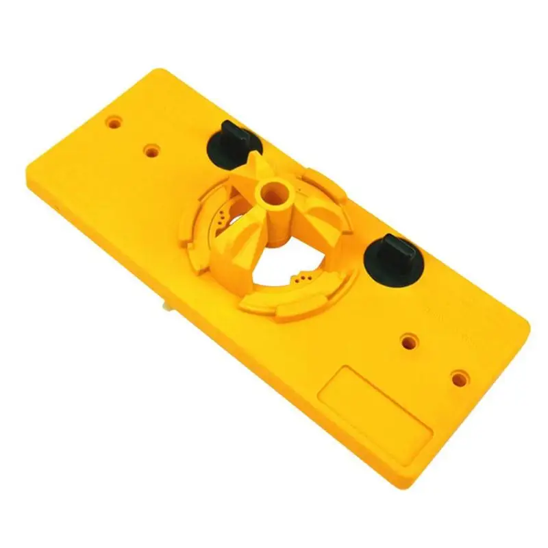 

7pcs Hole Template Woodworking Hinge Boring Jig Drill Guide Set Portable Easy Operate Engineering Plastic Door Tool Kit