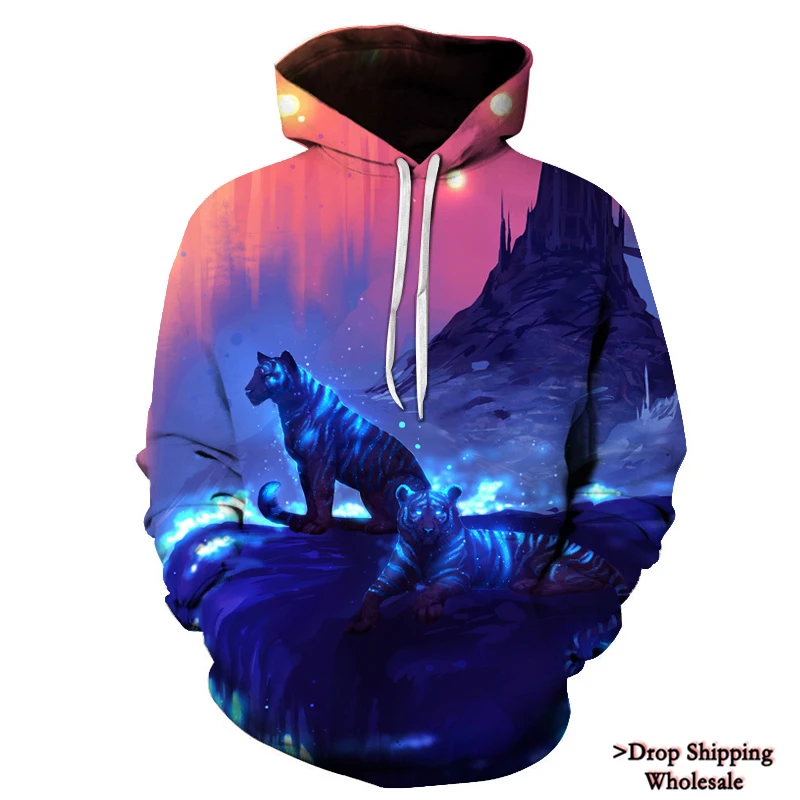 Women New off white Joker Sweatshirts Men Brand Hoodies 3D Printed Hoodie Wolf Male Casual Funny Tracksuits Clothes Harajuku Top - Цвет: wy-2261