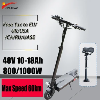 

E Scooter 48V Electric Scooter Foldable Adult Kick Scooter Two Motor E-scooter with 10A-18AH Lithium Battery Long Hoverboard