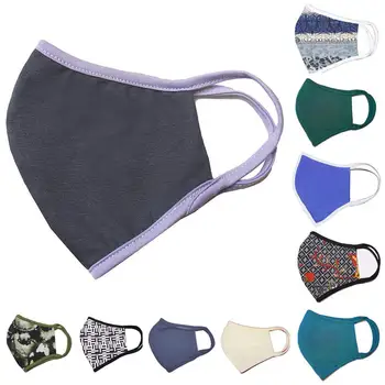 

Men Women Fashion Face Mask Washable and Reusable Dustproof Windproof Anti-spitting Protection Mask Mascarillas De Proteccion B