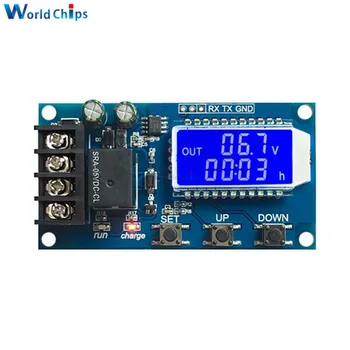 

DC 6-60V 10A Storage Battery Lithium Battery NC Charging Control Module LCD Digital Display Overcharge Protection Switch Board