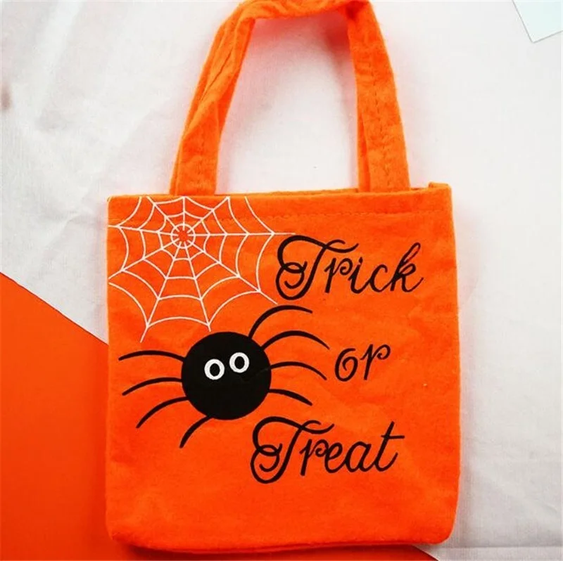 Details about   Halloween Gift Bags Handbag Candy Cookie Storage Pouch Holders Bar 3D Decor 