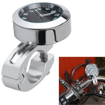 

Mount Digital CNC Aluminum Clock Mini Waterproof Digital Watch 7/8 inch Motorbike Bicycle Waterproof Clock