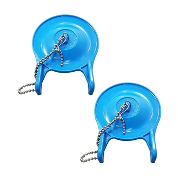 

2 Pack Toilet Flapper Replacement 3 Inch Flapper Replacement Water Saving, High Performance, Easy to Install Blue Color