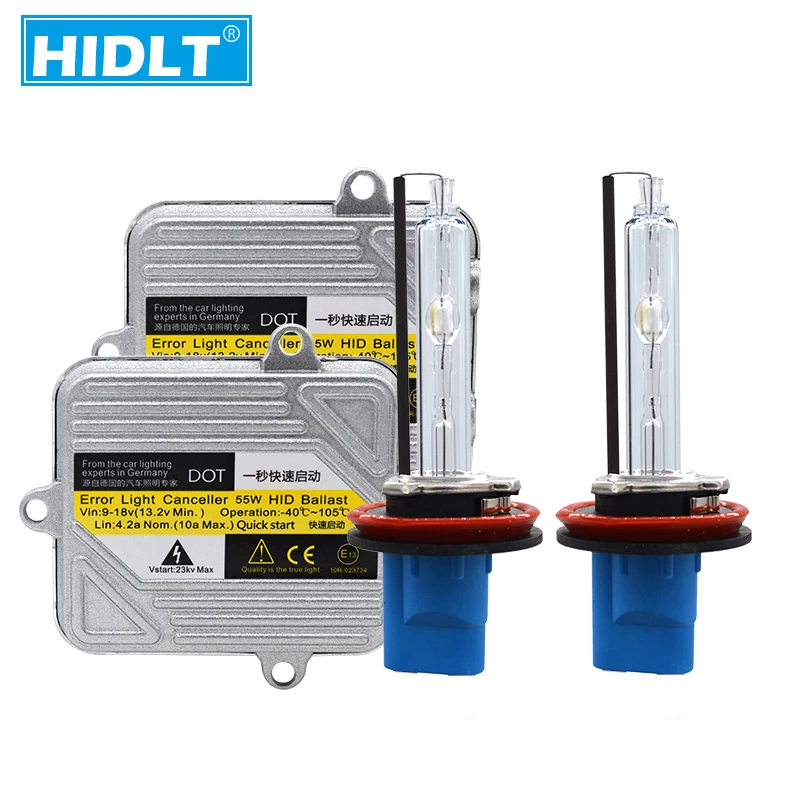 HIDLT Супер Быстрый Яркий 55 Вт H7 Xenon HID комплект H1 H11 HB3 HB4 9012 D2H 5500K Авто фара DC 12V