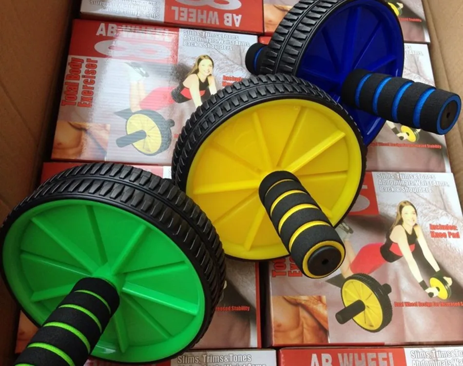 

Double Color Highwaist Velvet Two-Wheel Power Roller | Exercise Pulley | Two-Wheel | Abdominal Wheel Exercise ABS Latissimus Dor