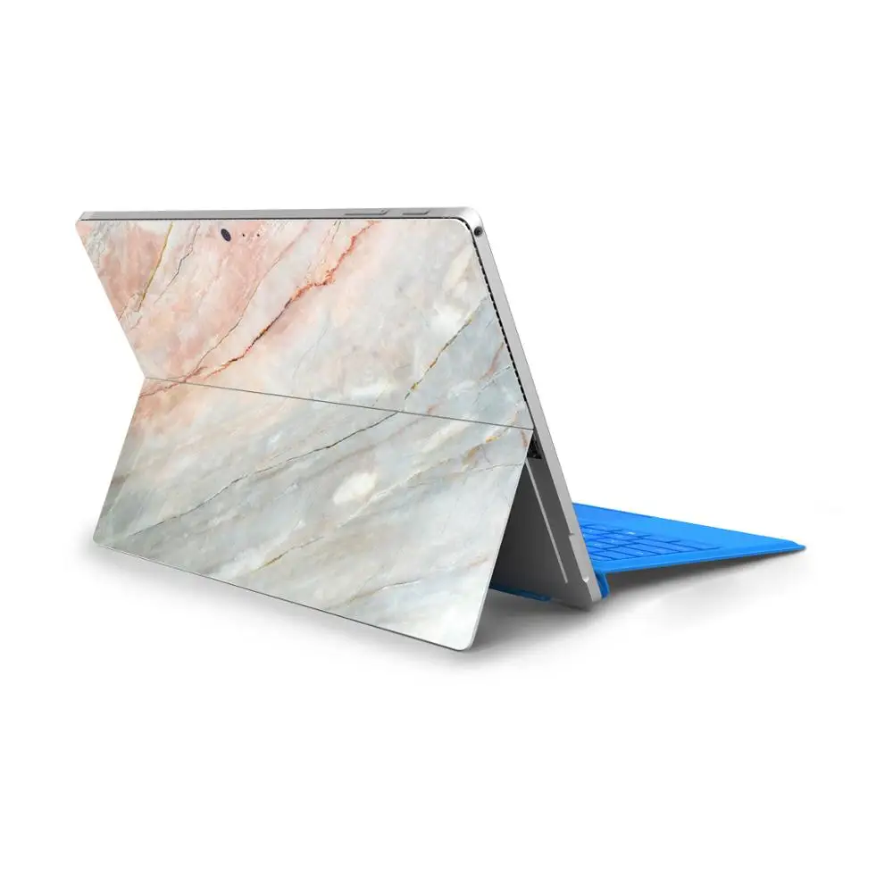 Чехол для ноутбука с мраморным рисунком Microsoft Surface Pro 6 5 4 наклейки Виниловая