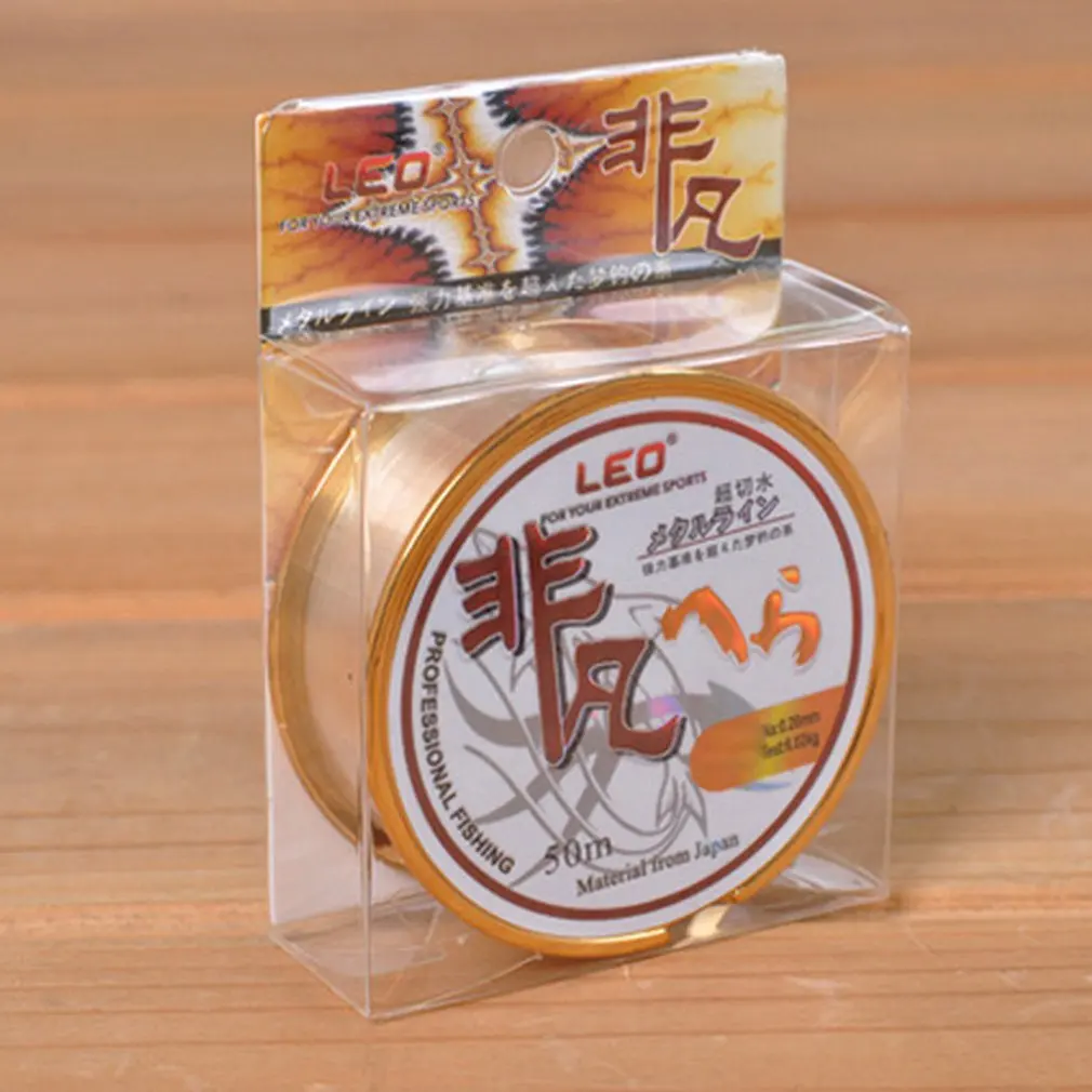 LEO High Carbon Fishing Line 50m Boxed Fluorocarbon Fishing Line High