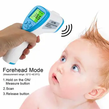 

Home Adult Children New LCD Digital Non-contact Handheld Portable Infrared Thermometer High Precision