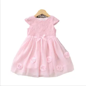 

girl lace dresses 2020 summer kids Flower dress fashion high-grade children princess clothing baby dresses
