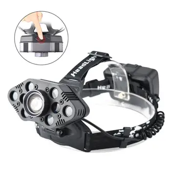 

LED USB Rechargeable Headlamp Travel Head Angel Adjustable Headlight