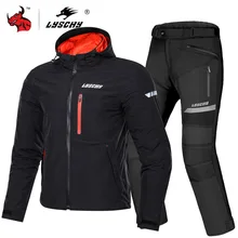 LYSCHY giacca da Moto giacca da Motocross giacca da Moto giacca da equitazione antivento impermeabile Chaqueta Moto CE Protector per 4 stagioni