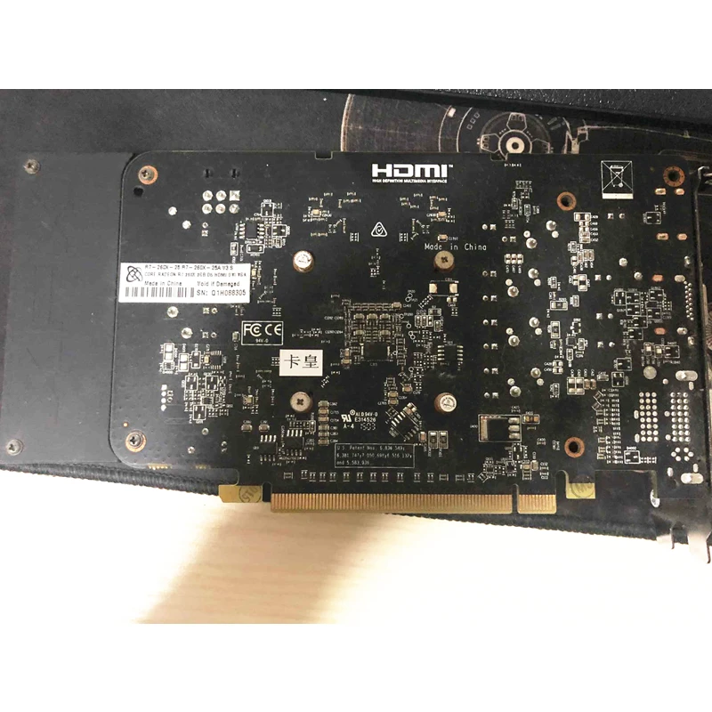 Оригинальные XFX R7 260X2 GB видеокарты AMD Radeon R7260 2GB видеокарты GPU Настольный экран компьютерная игровая доска карта Видеокарта