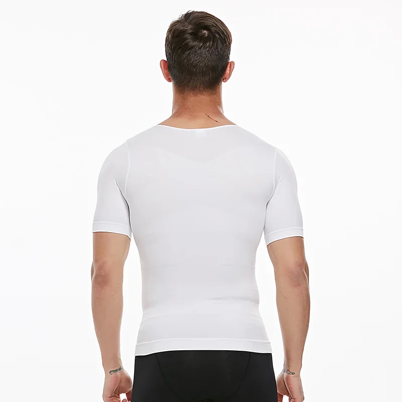 Мужская похудения Body Shaper MaleCompression груди рубашки для потери веса в области живота, приспособление для формирования футболки животик Управление Корректирующее белье корсет с функцией тренажера талии