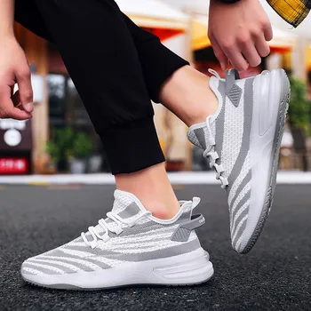 

Men's sports shoes breathable mesh outdoor non-slip men's shoes air cushion flat shoes training running shoes Zapatos De Hombre