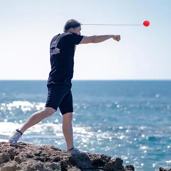 

Boxing Reaction Ball Durable Elastic with Headband Response Speed Gym Body Building Punching Ball Exercise Training Reflex