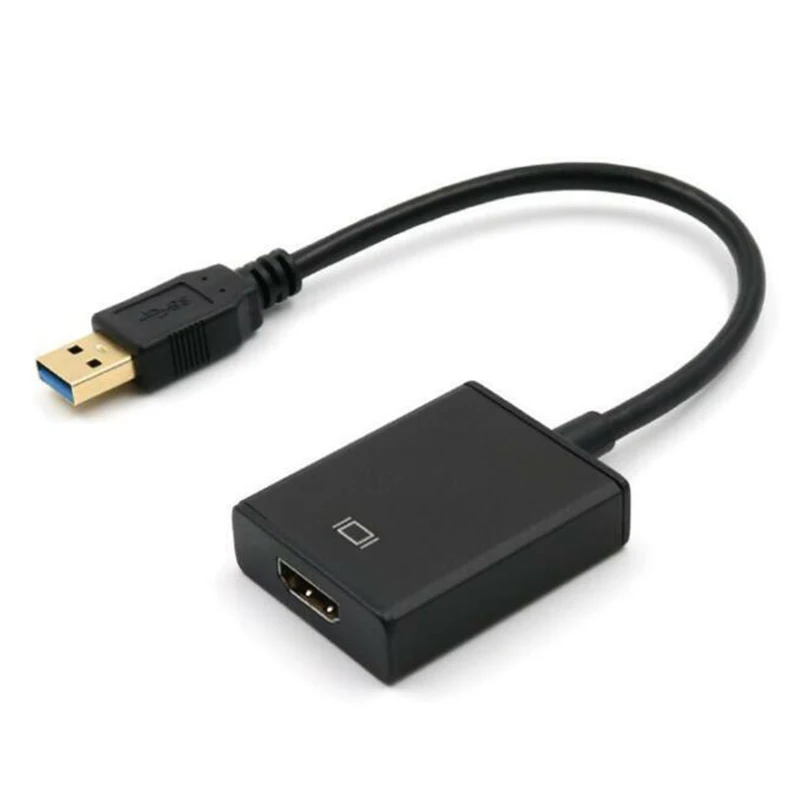 USB 3,0 к HDMI видео адаптер 1080P металлический корпус AV синхронизация USB3.0 к HDMI внешняя видеокарта для ПК ТВ Проектор Монитор