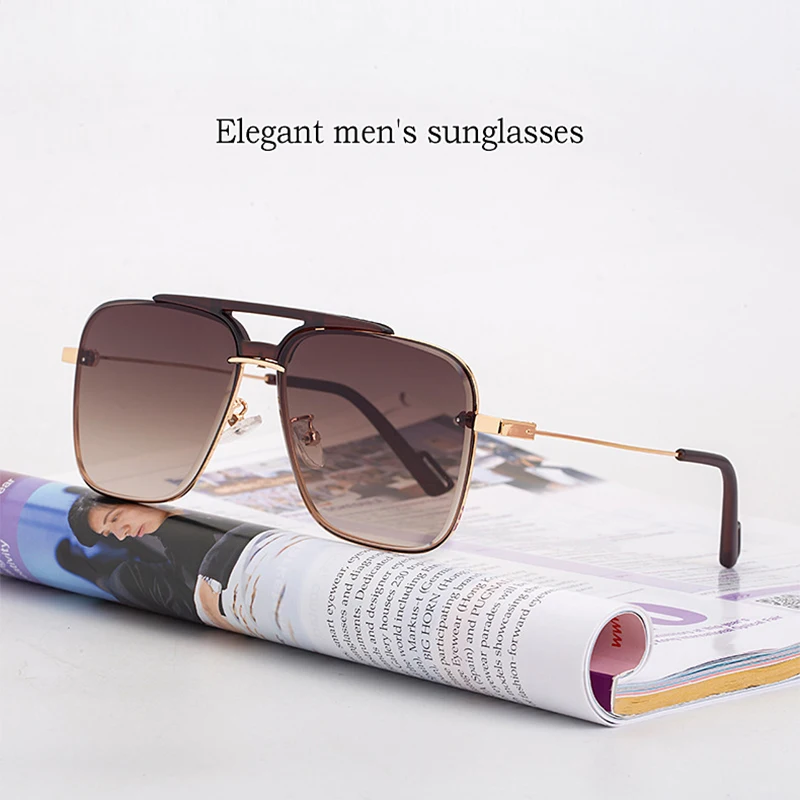 Gafas De Sol cuadradas para hombre y mujer, lentes De Sol Vintage