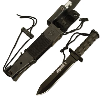 

Mengoing Jungle King Wilderness Survival Knife Set Professional Rescue Knife with Light, Rubber Tube, Multi Tool