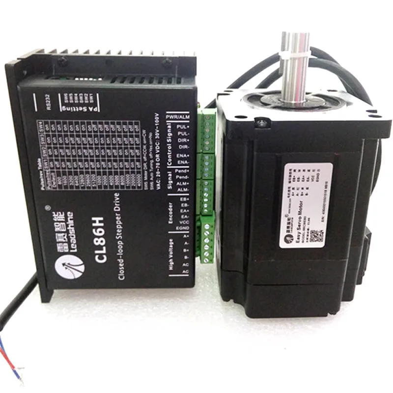 Leadshine Гибридный легкий Серводвигатель комплект CL86H + 86CME85 может вход 30V 100VDC или 20V