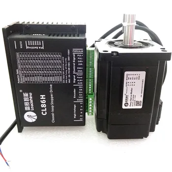 

Leadshine Hybrid Easy Servo Driver kit CL86H + servo motor 86CME85 can input 30V-100VDC or 20V-70VAC output 8.0NM