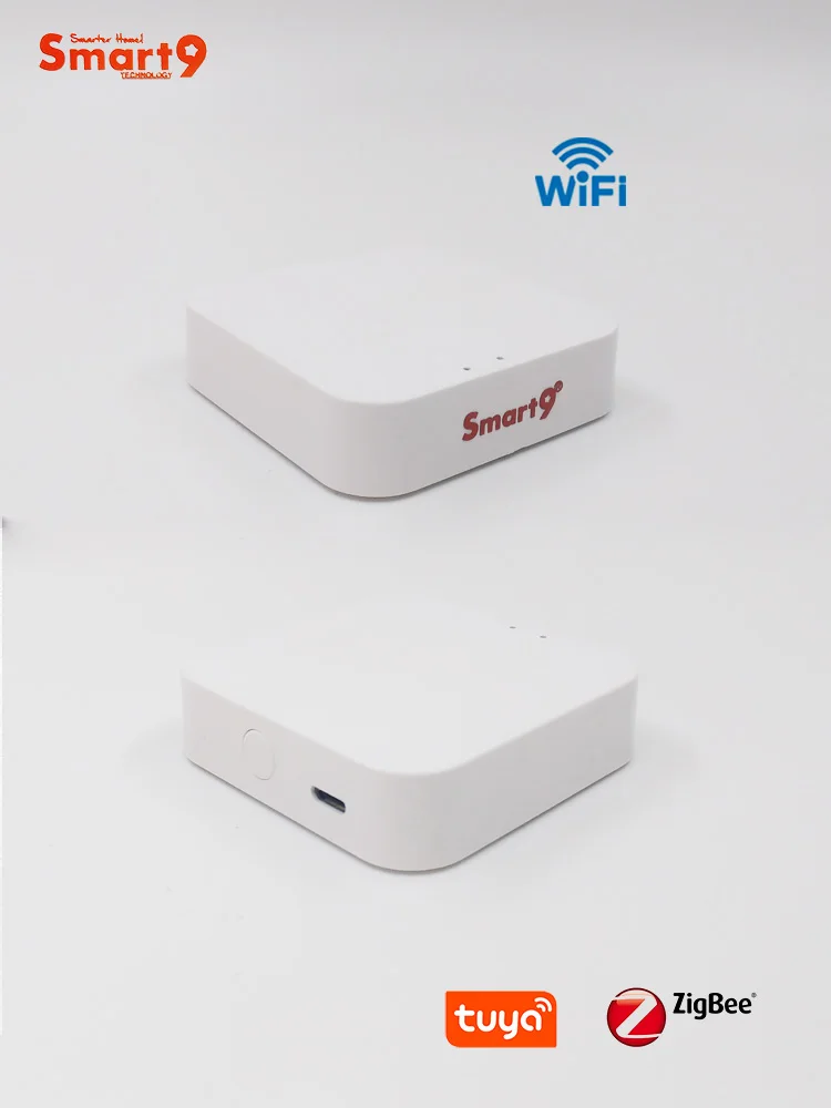 Smart9 Mini ZigBee Hub Wifi версия, центр управления умным домом работает с приложением Smart Life, работает от TuYa