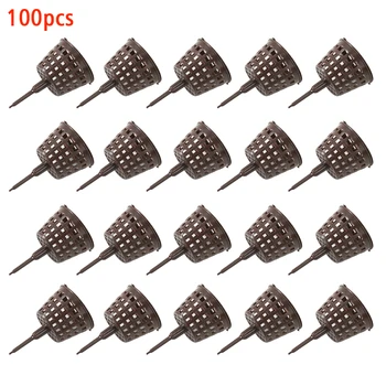

100pcs Nursery Pots Portable Fertilizer Basket Succulents Flower With Lid Farm Case Bonsai Tool Gardening Supplies Cover Bug