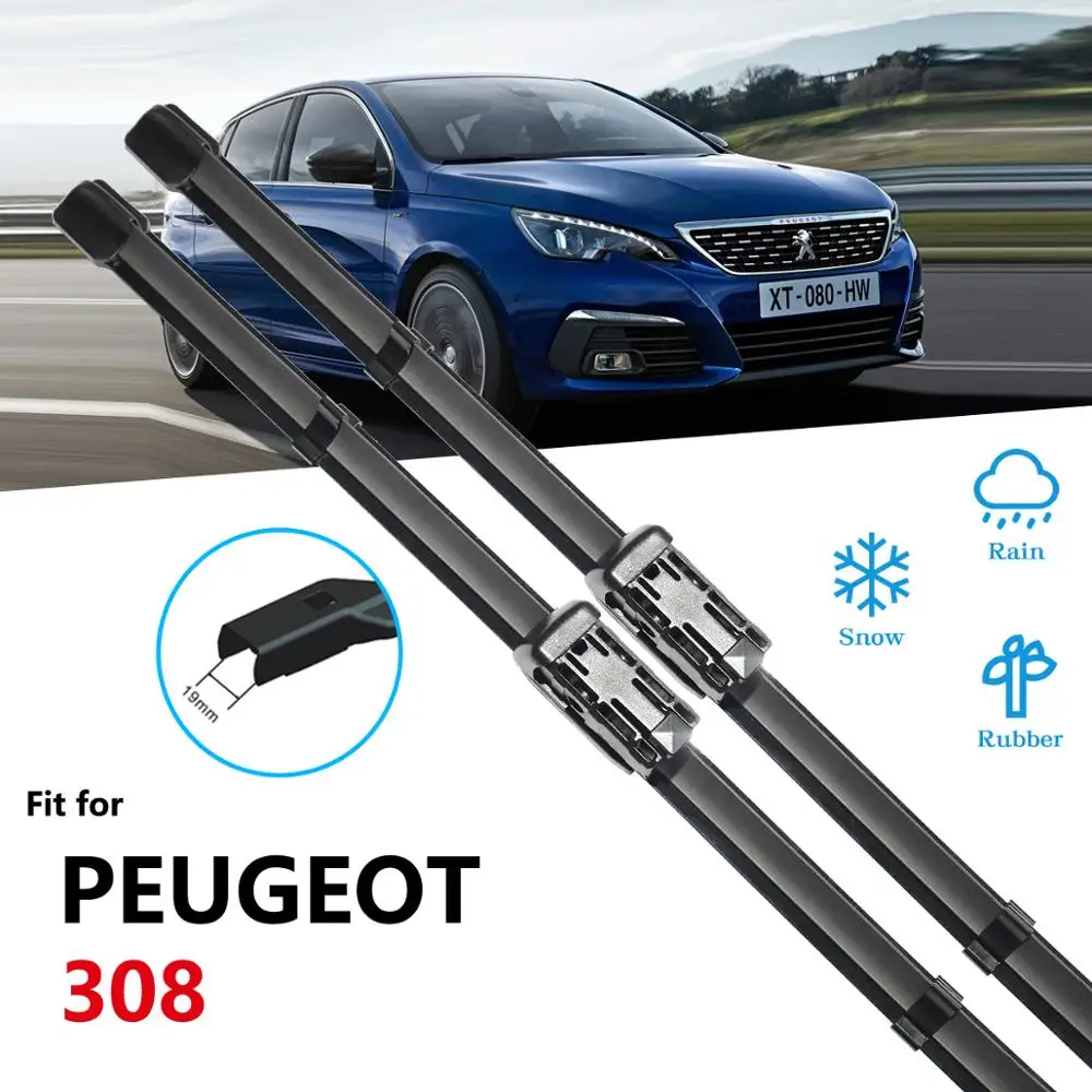 Щетка стеклоочистителя для Peugeot 308 2007 ~ 2019 Hatchback SW CC T7 T9 автомобильные аксессуары