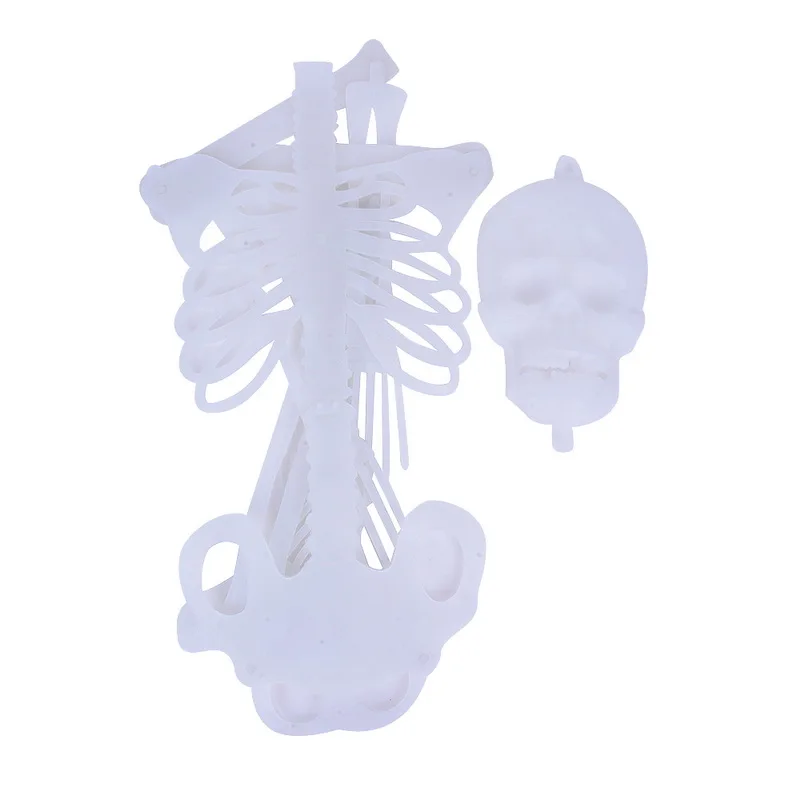 Terror Ghost Festival Scenes Props Night light Skeleton Skull Props Halloween Decoration Supplies Party Decorations