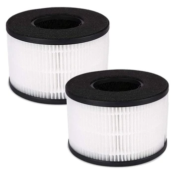 

2 Pcs 3 in 1 True HEPA Replacement Filter s,Suitable for PARTU BS-03 Air Purifier Part U and Part X,Air Purifier