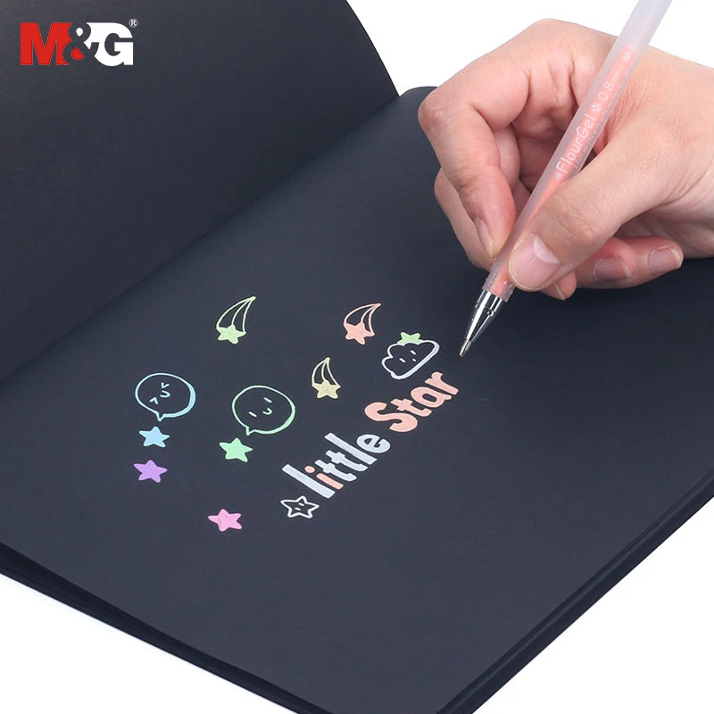 M&G Пастельная Акварельная ручка. 8-Цвет ручка с чернилами стандартных цветов. Набор ручек для поздравительных открыток с Пастельными красками 0,8 мм