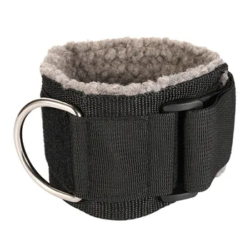 1Pcs Fitness Enkel Guard Ondersteuning Verstelbare Protector Gym Been Pullery Met Gesp D-Ring Enkelbandjes Voet Ondersteuning