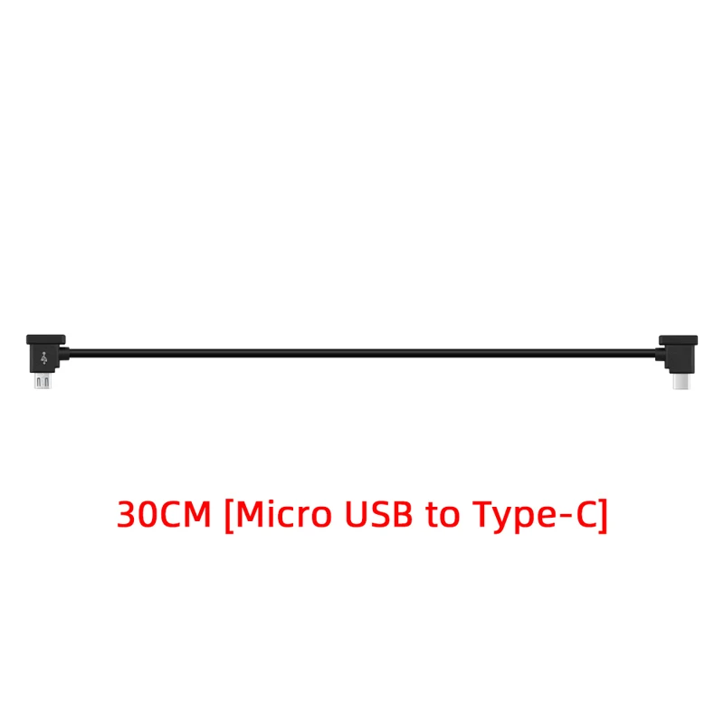 Câble de données pour drone DJI Mavic Mini/Pro/Air/Spark - 30cm Type C