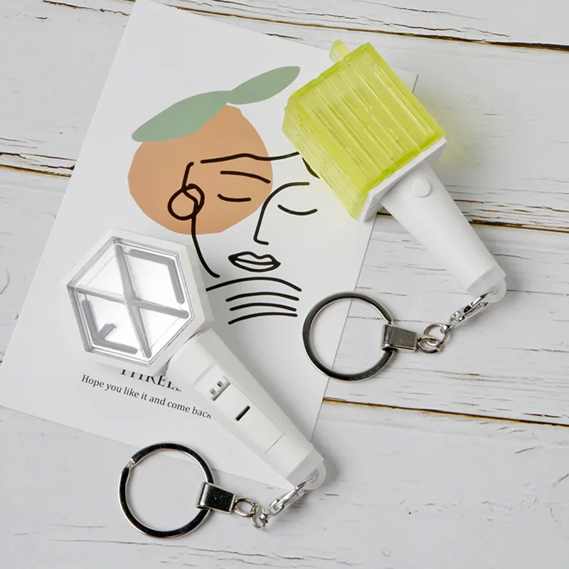 

[MYKPOP]NCT EXO Mini Light Stick with Keyring Light Stick KPOP Fans Collection - SA19112906