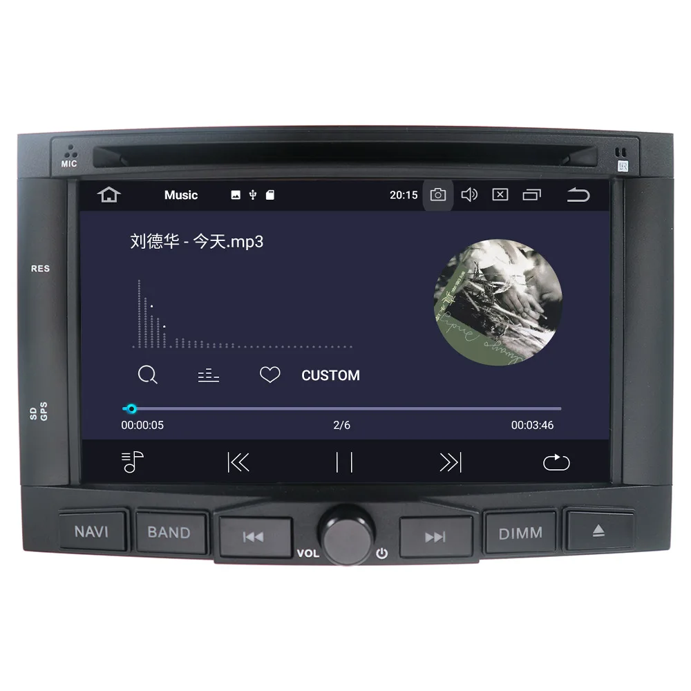 Top Android 9 8 core 4+46 GB with DSP For PEUGEOT 3008 5008 For Partner Citroen Berlingo GPS Navi Radio car multimedia DVD player 2