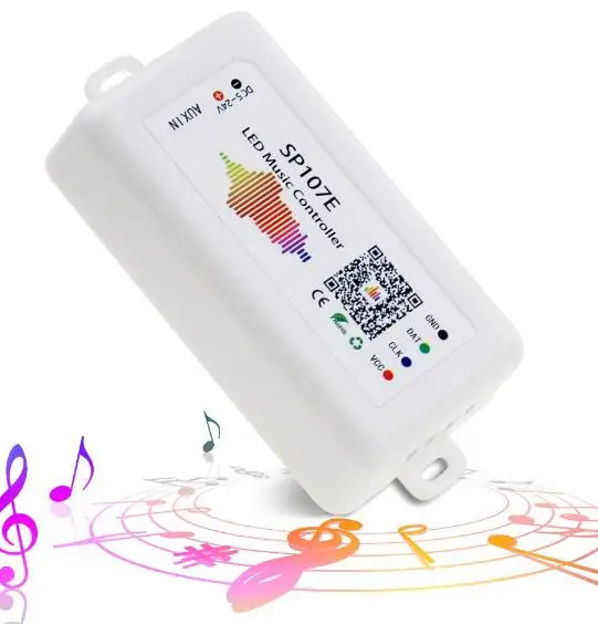 sp107e SP105E SP106E SP107E SP108E Bluetooth wifi Пульт дистанционного управления для светомузыки для WS2801 WS2811 WS2812B SK6812 Magic ночные светильники светодиодный пиксель полосы - Цвет: sp107e